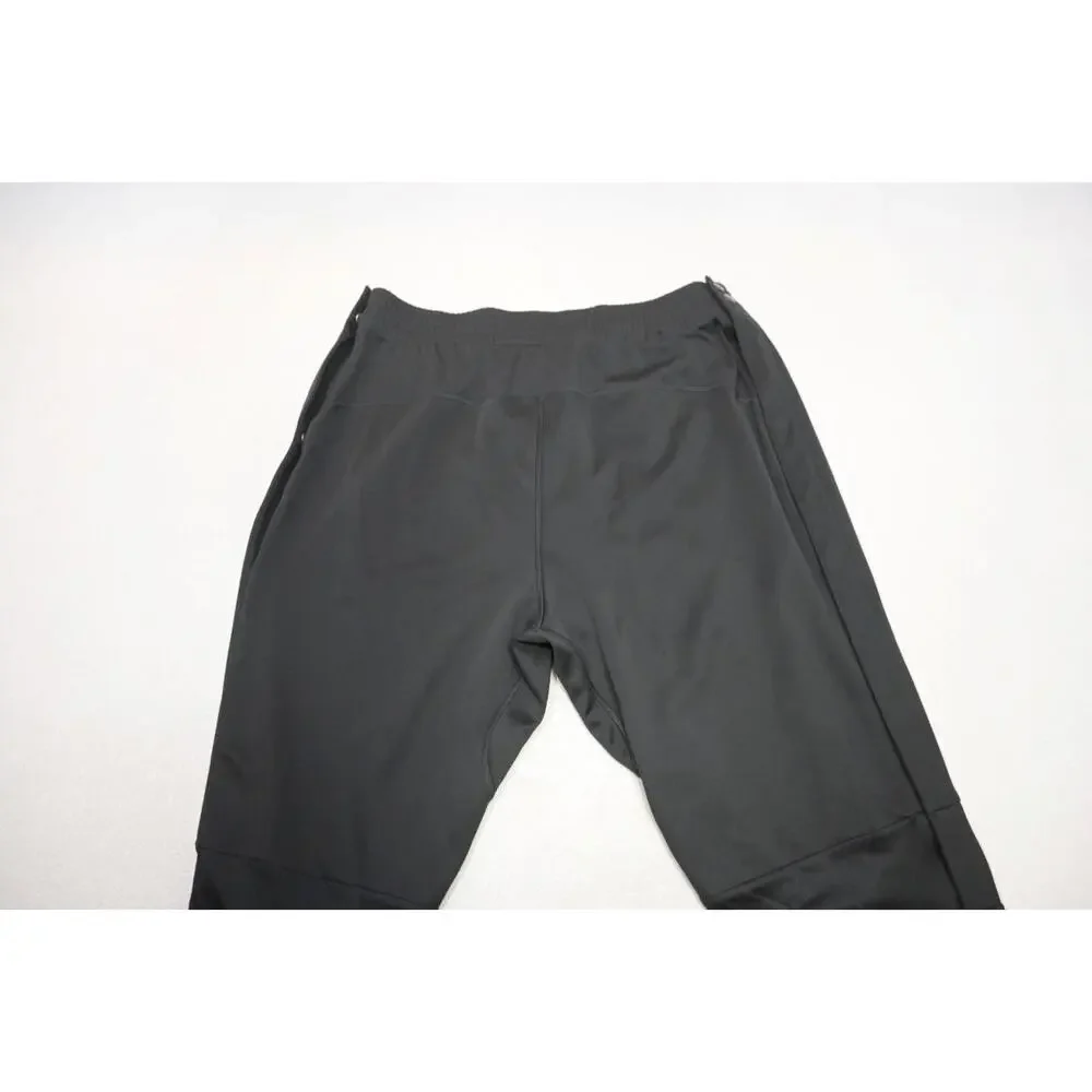 Adidas Sweat‎ Pants Slim Athletic Hawks Tear Away Black Mens Sz XL x 34